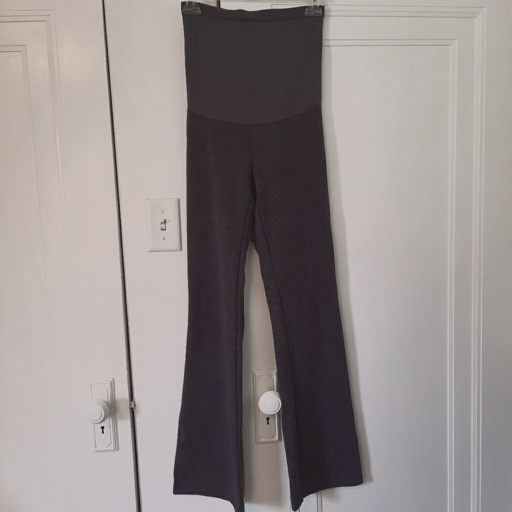 Gray maternity pants